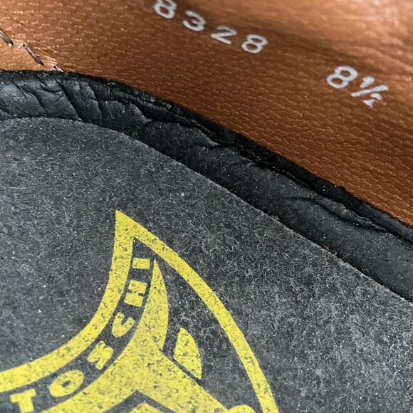 Michael Toschi Loafers 8.5 Brown Leather Lace-up Fisherman Breathable Oxfords - Picture 6 of 12